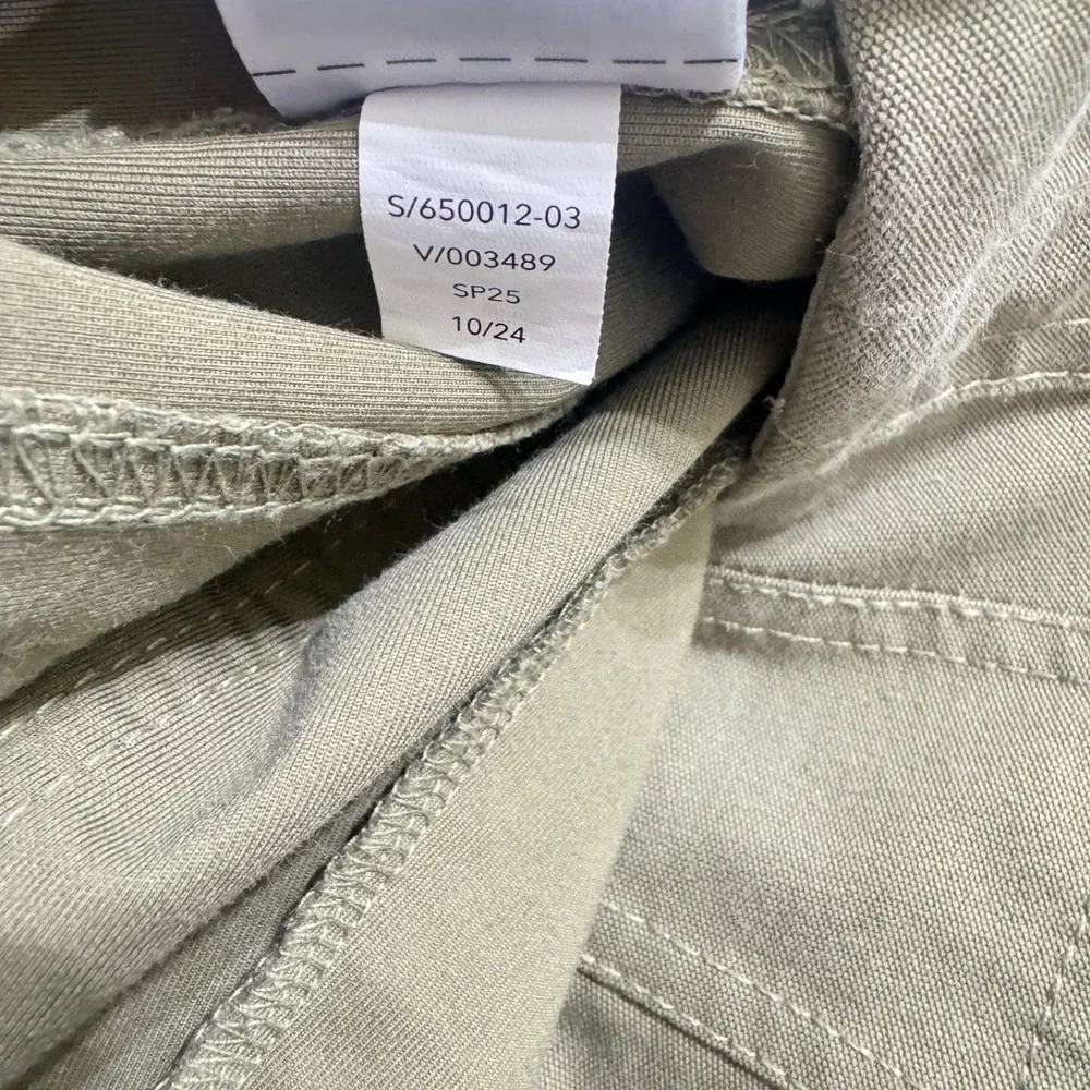 Athleta Skyline High Rise Barrel Leg Pant 12 Olive Branch Green - Picture 13 of 13
